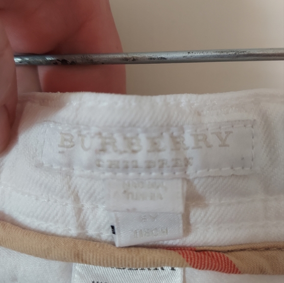 Burberry White Denim Shorts - Picture 8 of 11